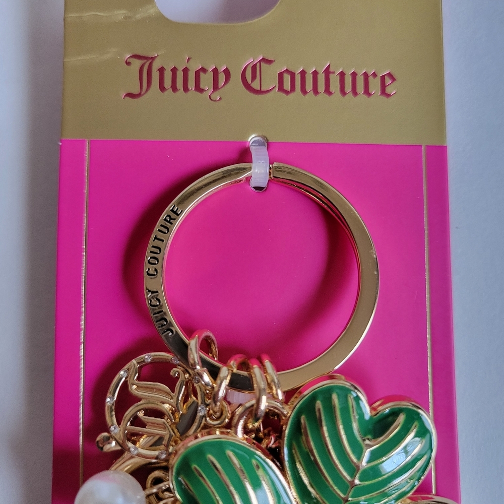 Juicy Couture Green Clover Keychain - Picture 6 of 6